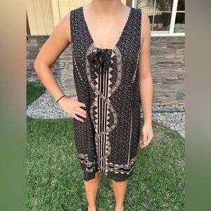 Free People Diamonds & Snakes Dress (Large)